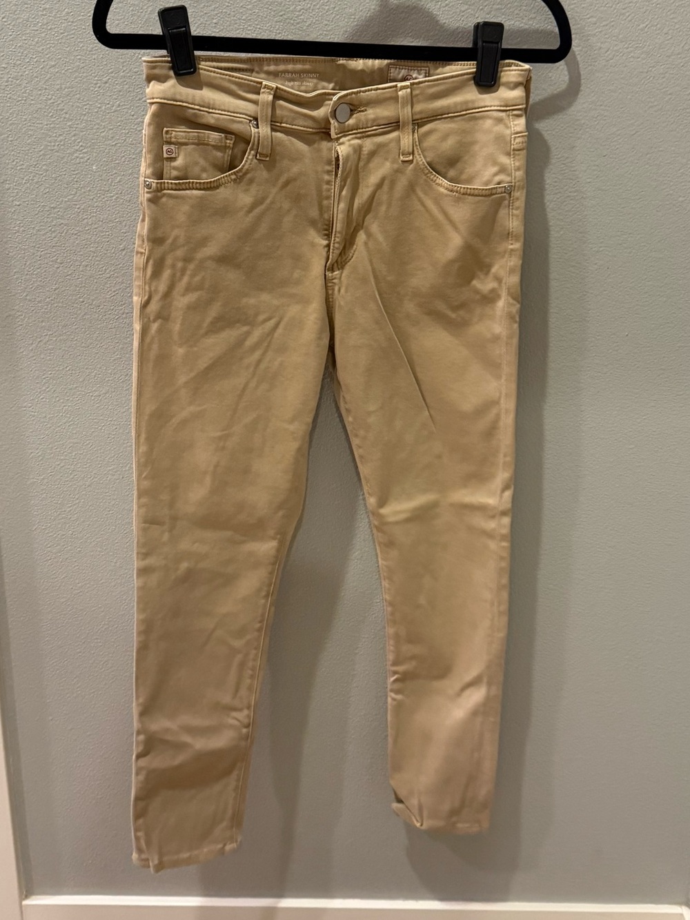 AG Adriano Goldschmied Women's Skinny Jeans in Beige